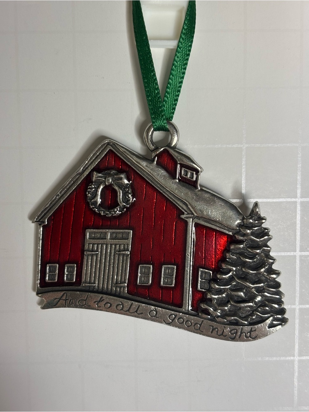 Danforth Fine Pewter USA 2014 “A Goodnight Annual Ornament”